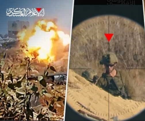 من عمليات سابقة لكتائب القسام لاستهداف قوات الاحتلال في شمال قطاع غزة