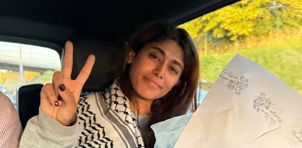 ريما حسن في طريق عودتها إلى فرنسا
