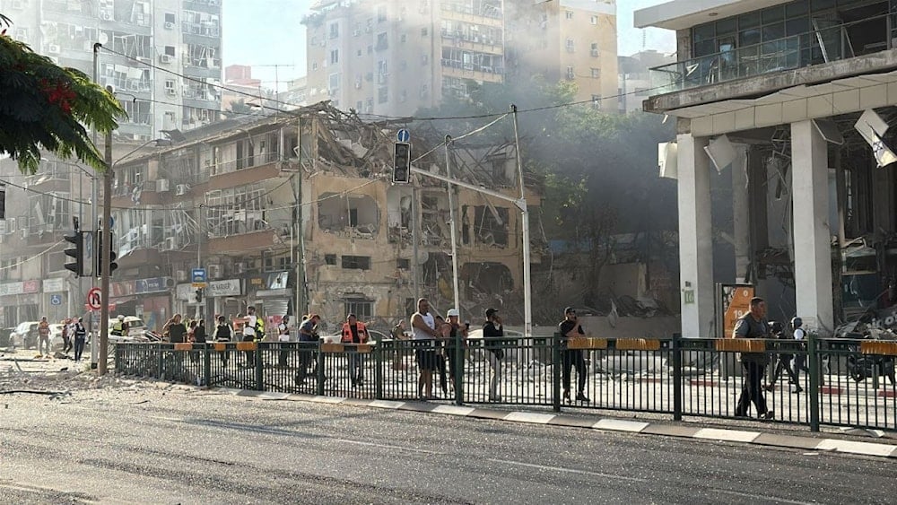 سقوط صواريخ إيرانية في شوارع 