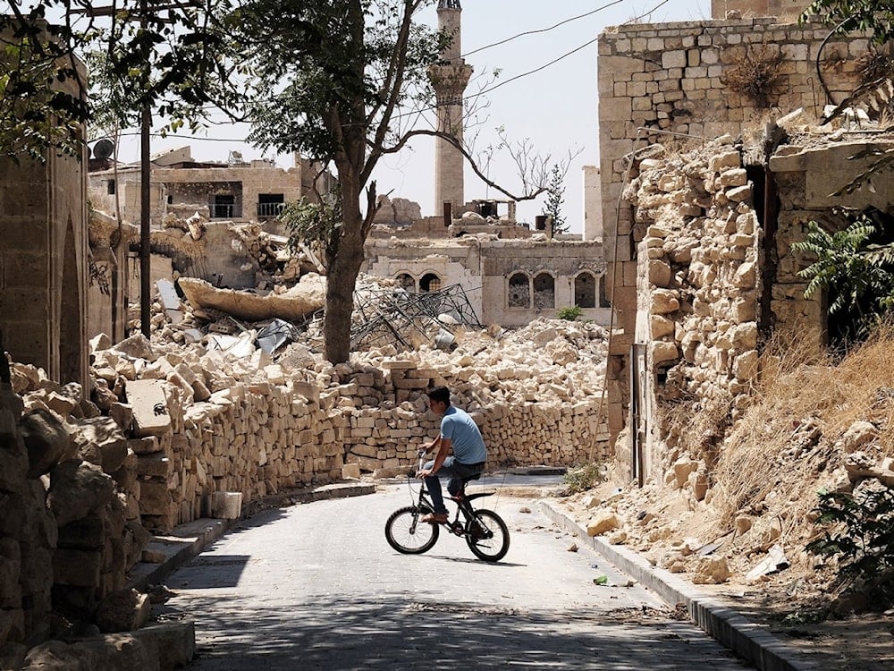دمار في مدينة حلب 