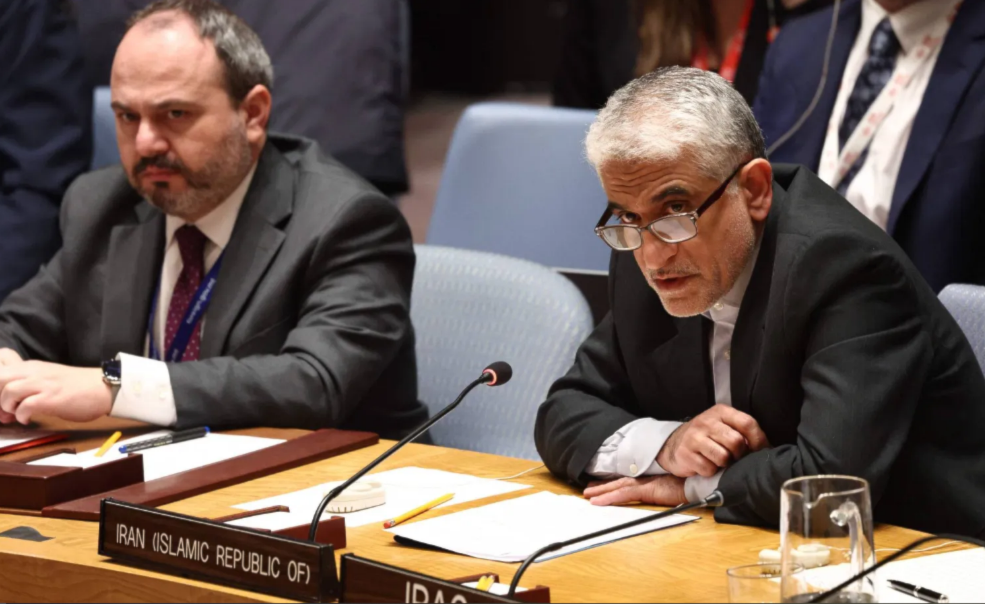 مندوب إيران في الأمم المتحدة: على مجلس الأمن وضع حد للعدوان الإسرائيلي المتواصل