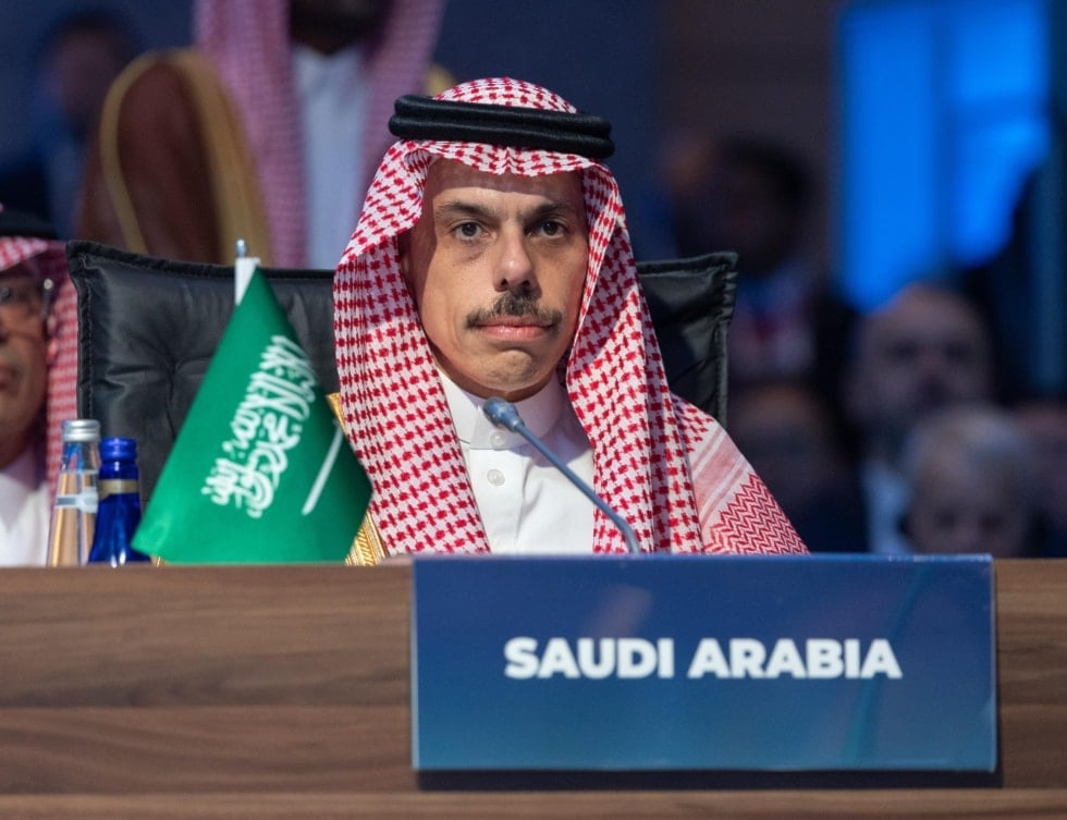 فيصل بن فرحان خلال قمة اجتماع مجلس التعاون الخليجي في اسطنبول، 21 حزيران/يونيو 2025 (واس)