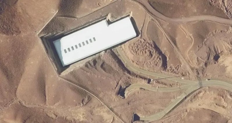 منشأة فوردو النووية في إيران في صورة تعود لعام 2024 (وكالة رويترز)
