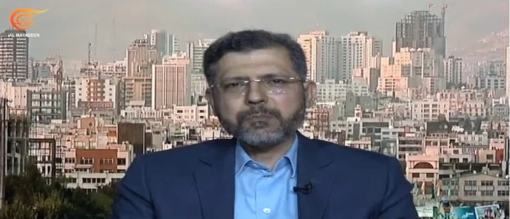 نائب وزير الخارجية الإيراني، سعيد خطيب زاده، في حديث مع الميادين