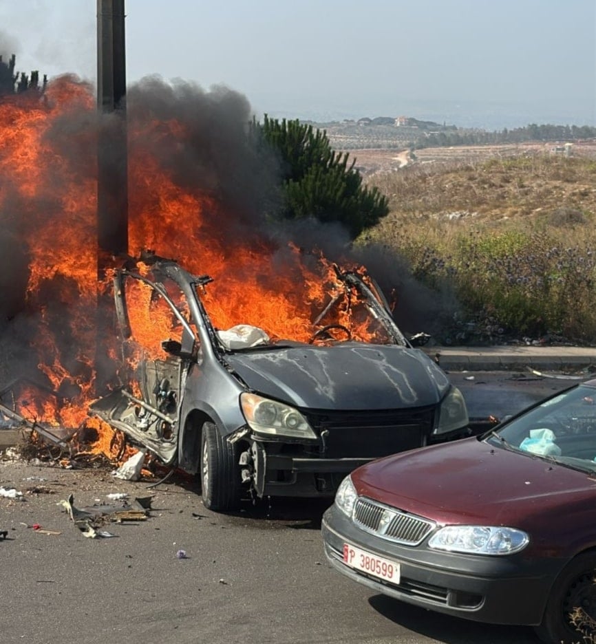 استشهاد 3 لبنانيين في غارة إسرائيلية على سيارة في كفردجال جنوبي لبنان