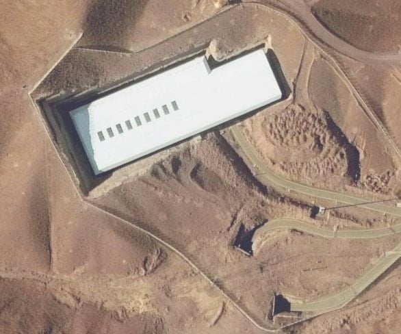 صورة جوية لمنشأة 