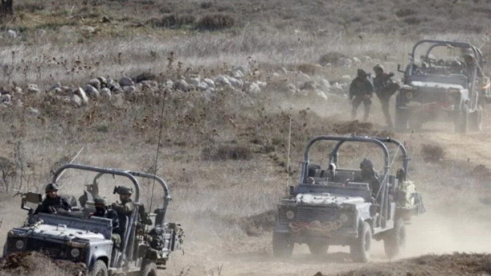 مشاهد لتوغل إسرائيلي في محيط بلدة صيدا في الجولان. الجولان السوري المحتل. 27 حزيران/يونيو 2025 (منصة إكس)