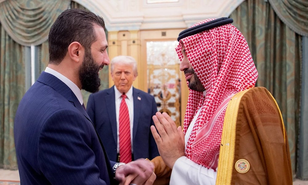دونالد ترامب، محمد بن سلمان وأحمد الشرع ( أرشيفية)