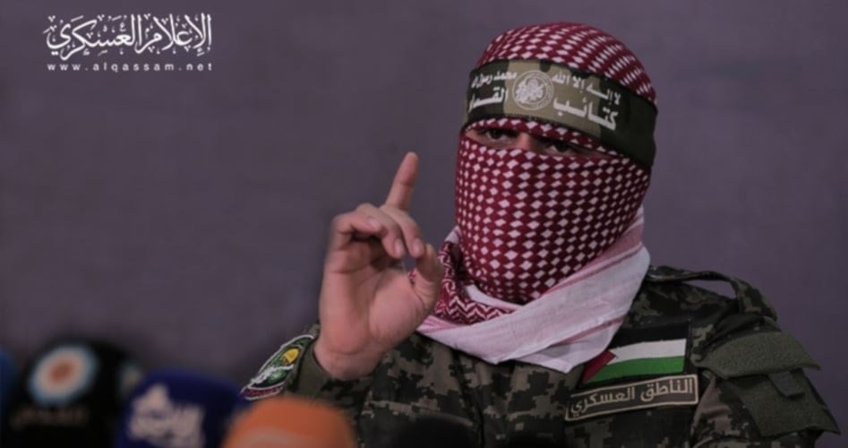 الناطق العسكري باسم كتائب القسام أبو عبيدة (صورة أرشيفية)