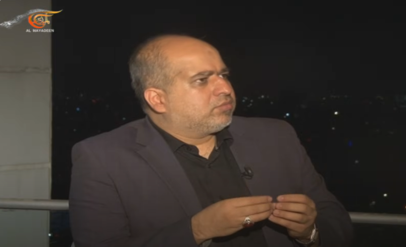 عضو لجنة الأمن القومي والسياسة الخارجية في مجلس الشورى الإيراني علي خضريان في مقابلة مع الميادين.