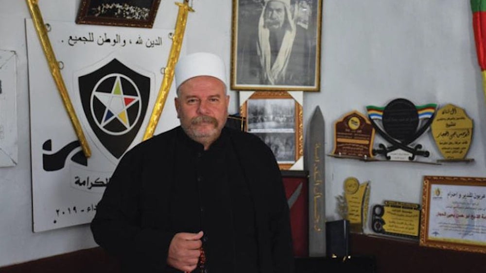  زعيم حركة رجال الكرامة في السويداء أبو حسن يحيى الحجار (وكالات)
