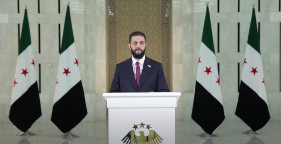رئيس المرحلة الانتقالية السورية أحمد الشرع (سانا)