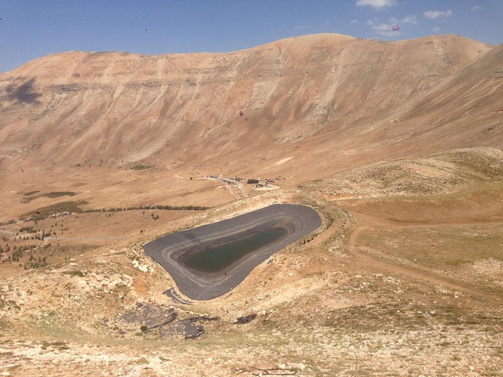 لقطة جوية لبركة عيون أرغش 
