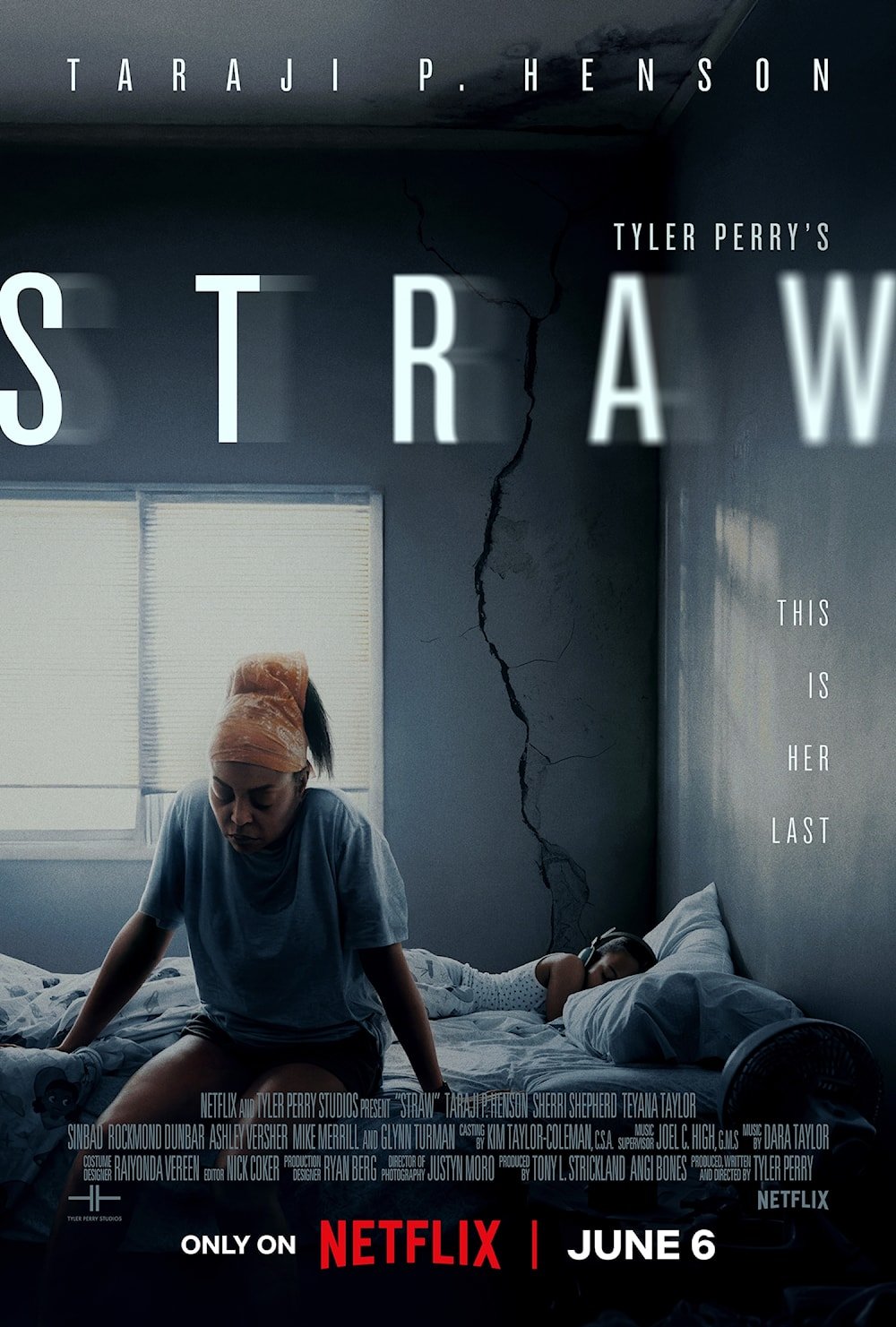 Straw: ملصق الفيلم يمثل الأم وطفلتها إلى جانبها لكنها مجرد وهم