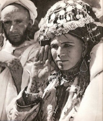 امرأة ورجل من بني ملال، المغرب، 1930 
