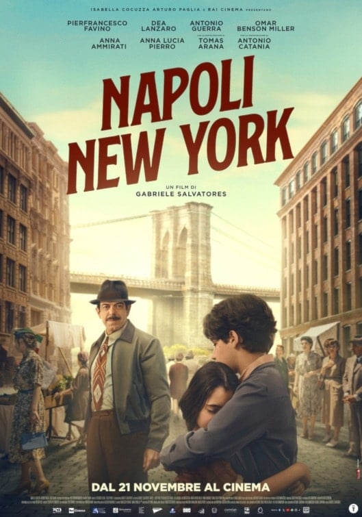 Napoli – new York: الملصق يتصدره الطفلان