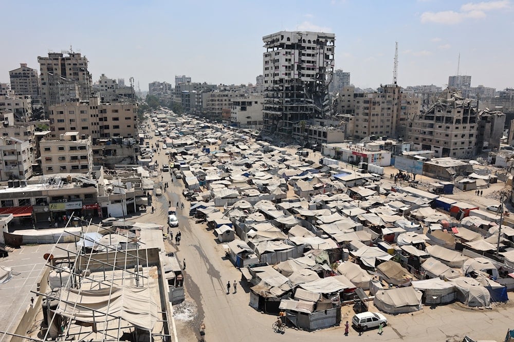 خيام تؤوي نازحين في مدينة غزة في ظل حرب الإبادة الجماعية المستمرة (AFP)