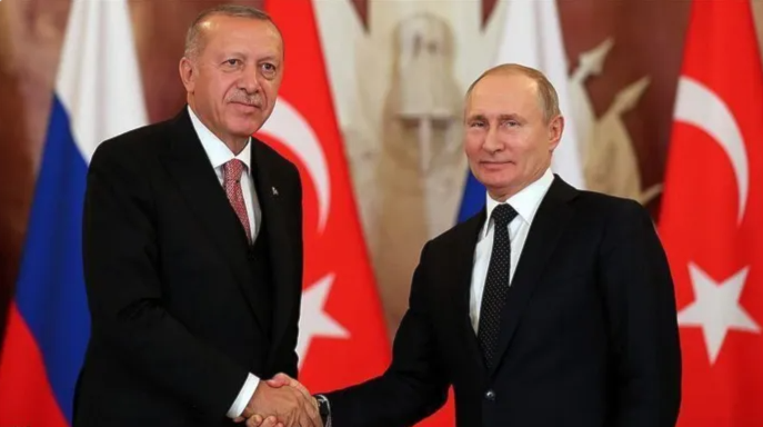 الرئيس التركي، رجب طيب إردوغان ونظيره الروسي فلاديمير بوتين (أرشيفية)