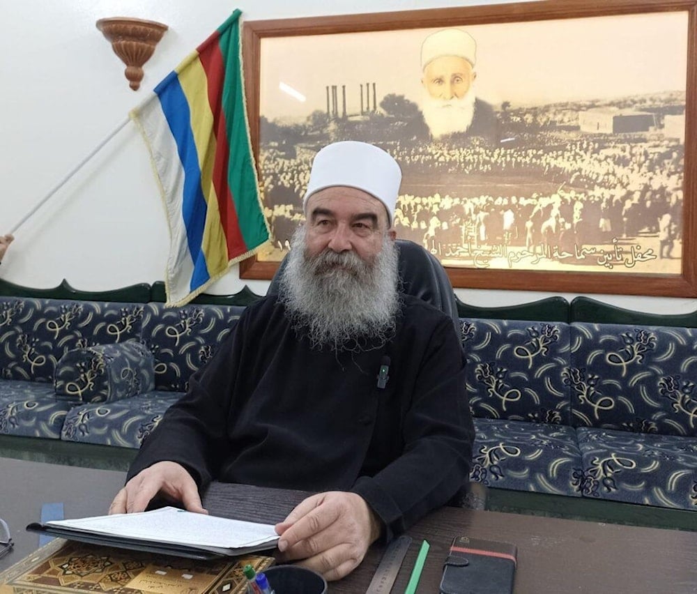 شيخ عقل طائفة الموحدين الدروز في سوريا الشيخ حكمت الهجري (أرشيفية)