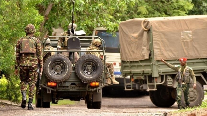 آليات عسكرية وجنود تابعون للجيش في جمهورية الكونغو الديمقراطية