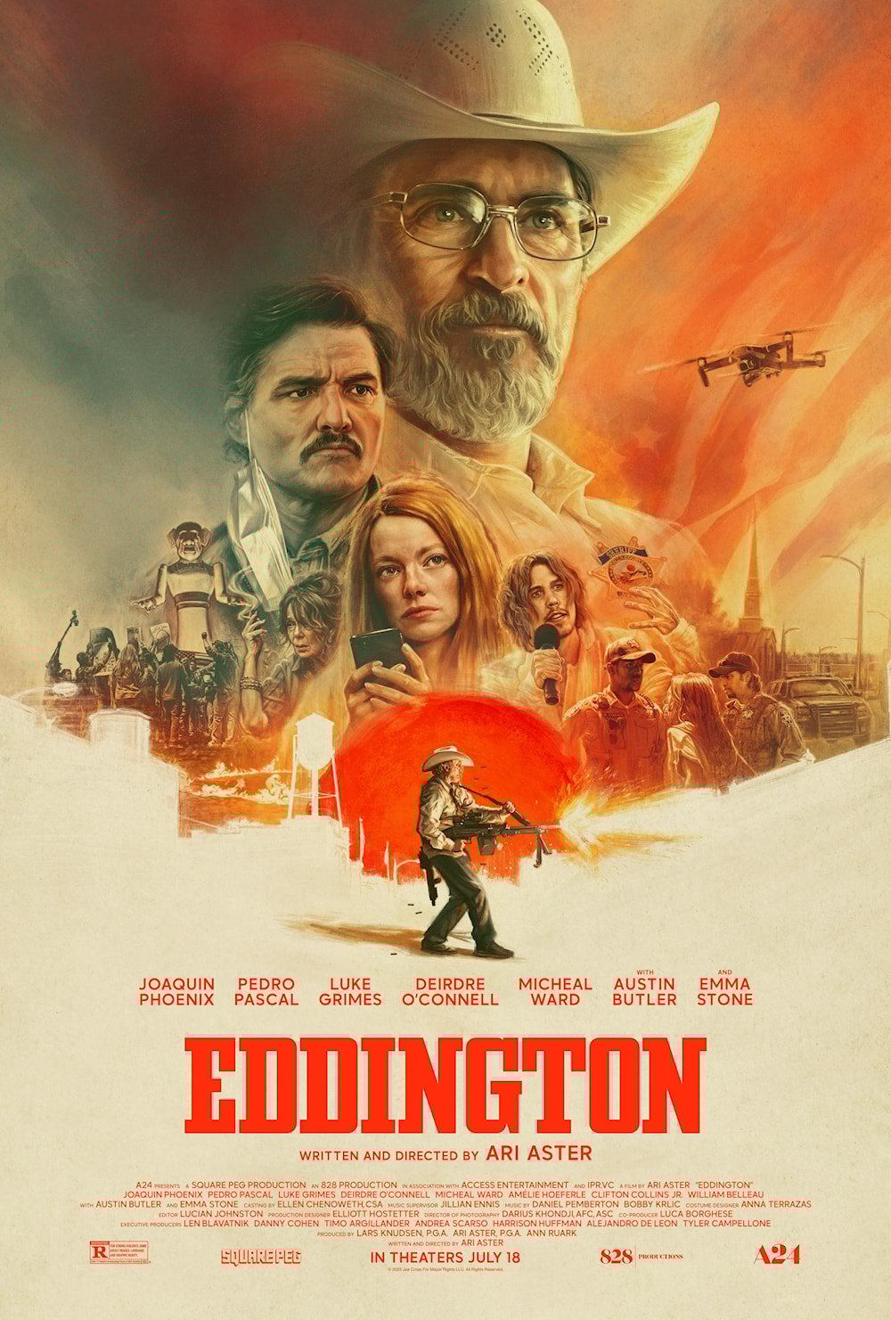 eddington: الملصق