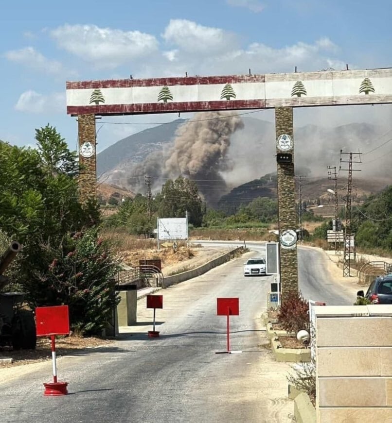 ارتقاء شهيدين وجريحاً من الجيش اللبناني من جراء انفجار محلقة إسرائيلية مسلحة في الناقورة