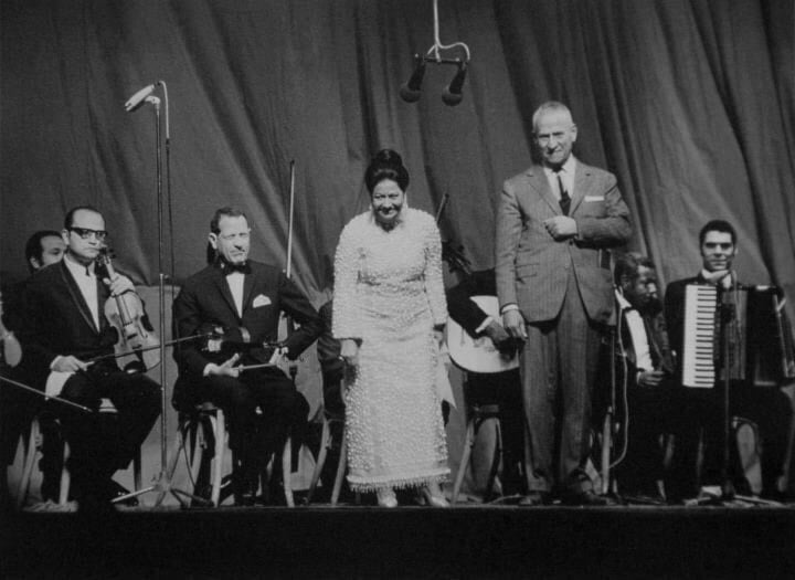  أم كلثوم في مهرجانات بعلبك عام 1970