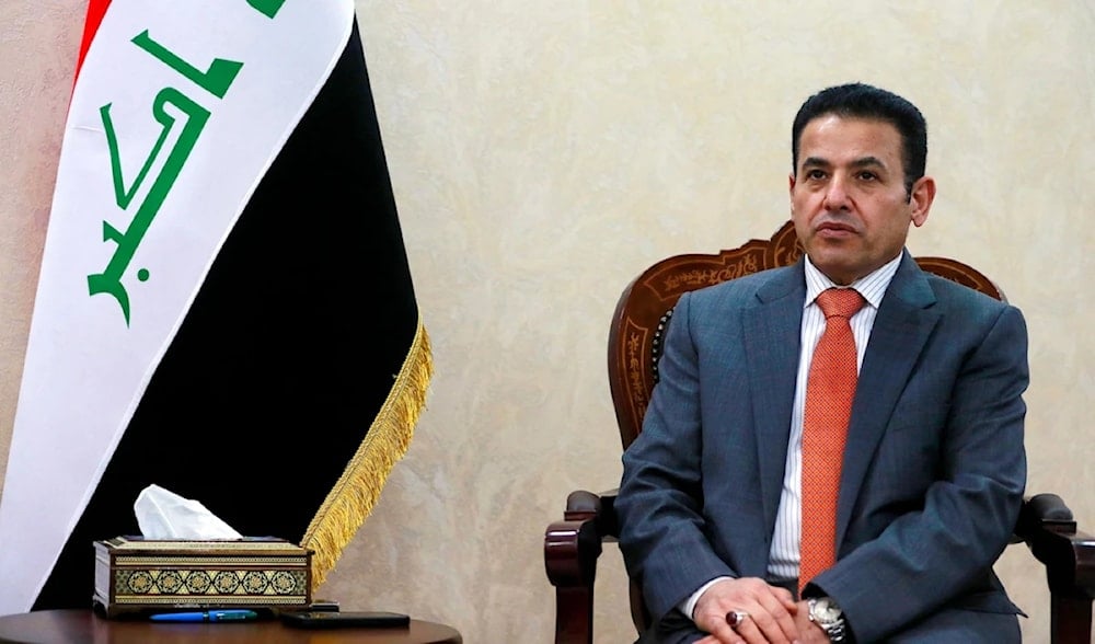 مستشار الأمن الوطني العراقي قاسم الأعرجي، 5 آذار/مارس 2025 (أ ف ب)