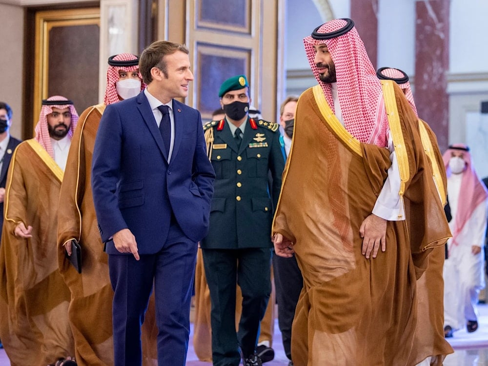 ولي العهد السعودي محمد بن سلمان والرئيس الفرنسي إيمانويل ماكرون