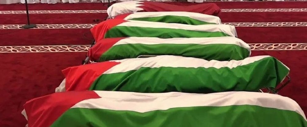 مراسم تشييع شهداء العدوان الإسرائيلي على الدوحة (أرشيفية)