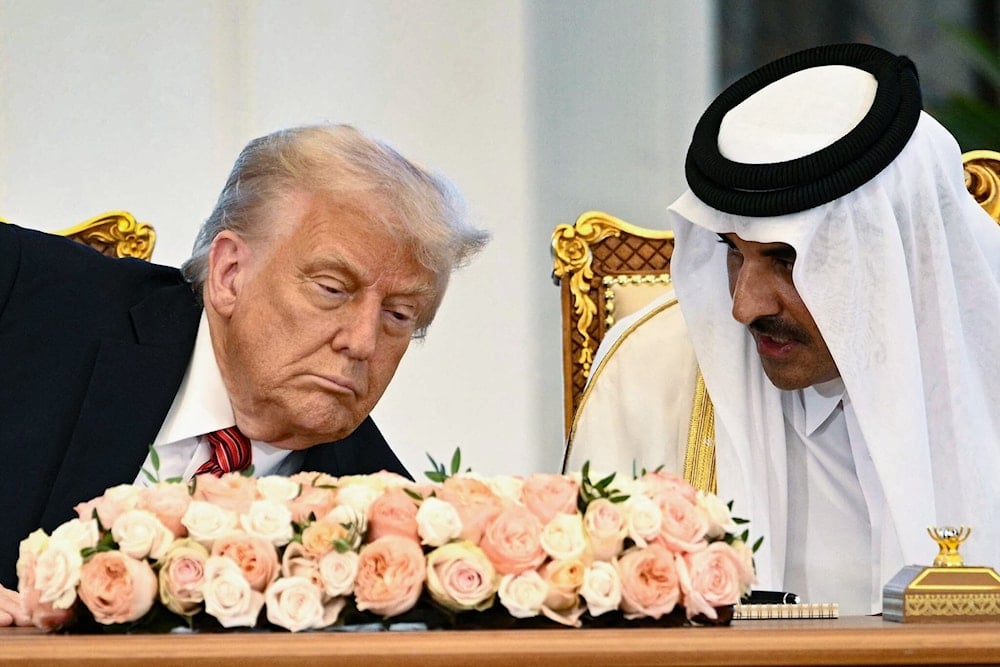 ترامب وأمير قطر
