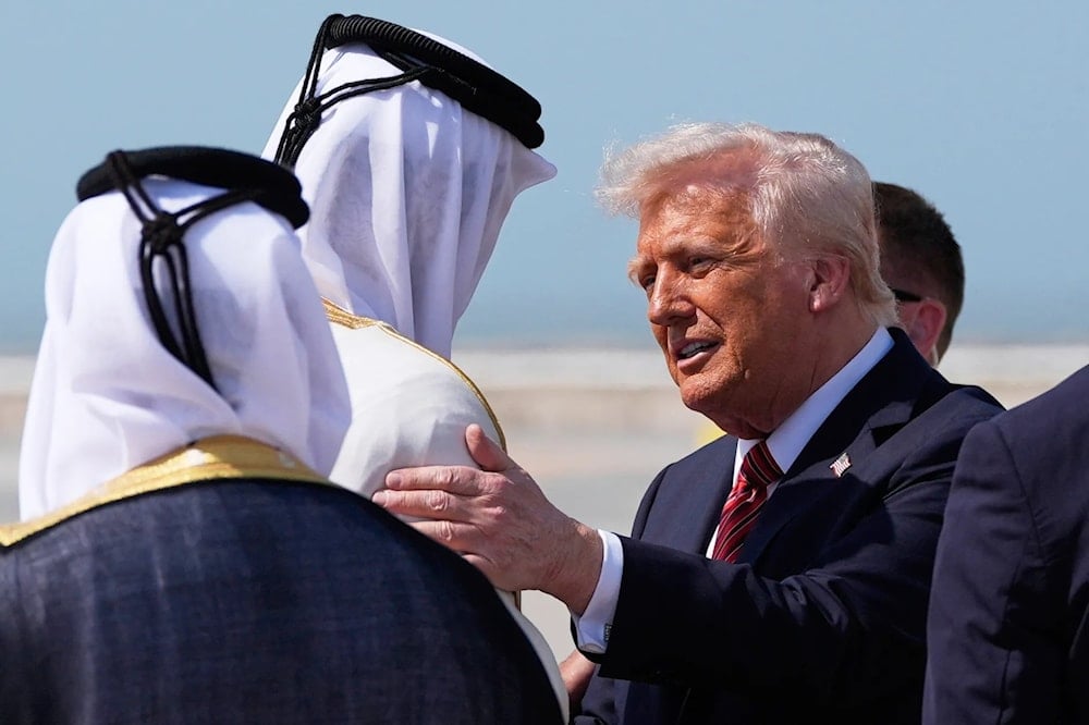 ترامب مع أمير قطر