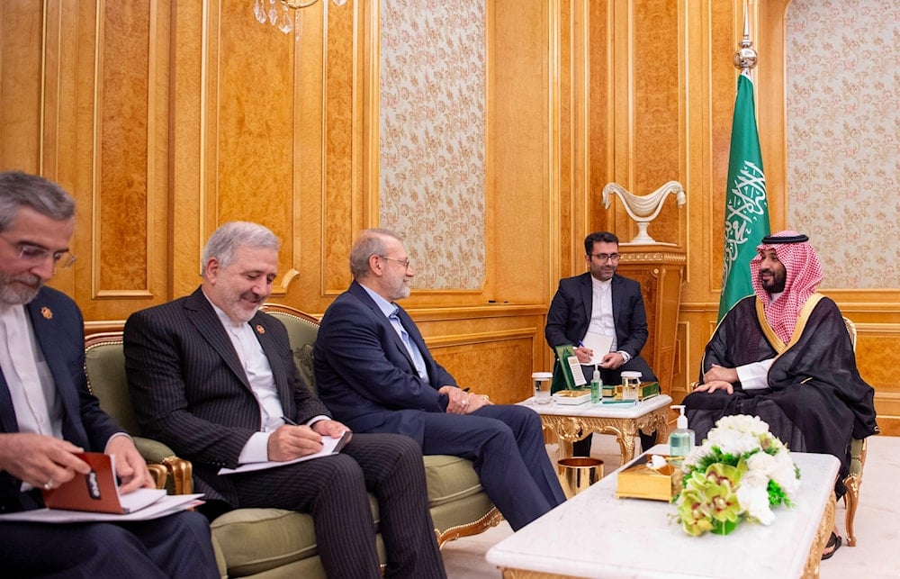 لاريجاني يلتقي ابن سلمان في الرياض على رأس وفد إيراني (واس)