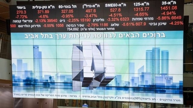 بورصة الاحتلال تتراجع