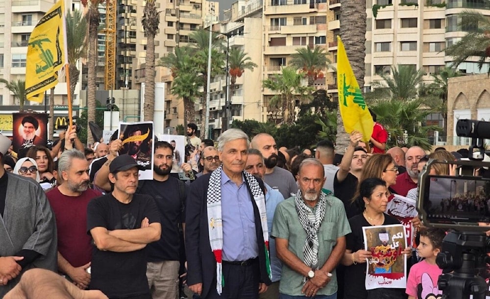 مسيرة في بيروت بالذكرى السنوية لجريمة تفجير أجهزة البيجر (تواصل اجتماعي)