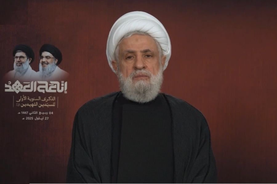 الأمين العامّ لحزب الله الشيخ نعيم قاسم 