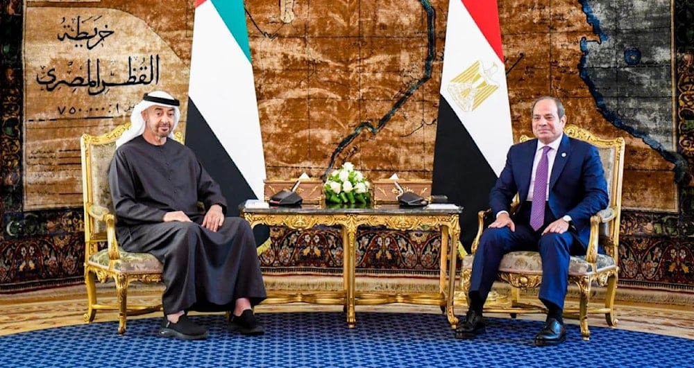 الرئيس المصري عبد الفتاح السيسي يستقبل رئيس الإمارات محمد بن زايد آل نهيان