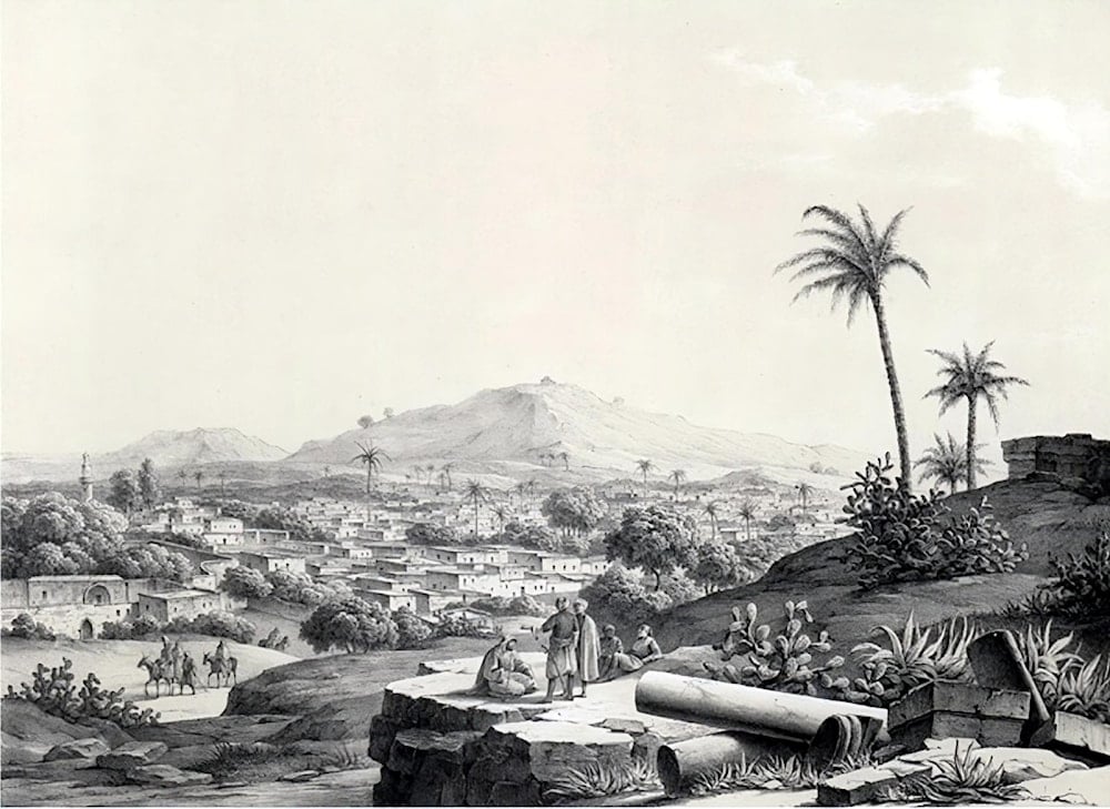 مدينة غزة بريشة الفنانين الروسيين الأخوين غريغوري ونيكانور تشيرنيتسوف سنة 1842. 