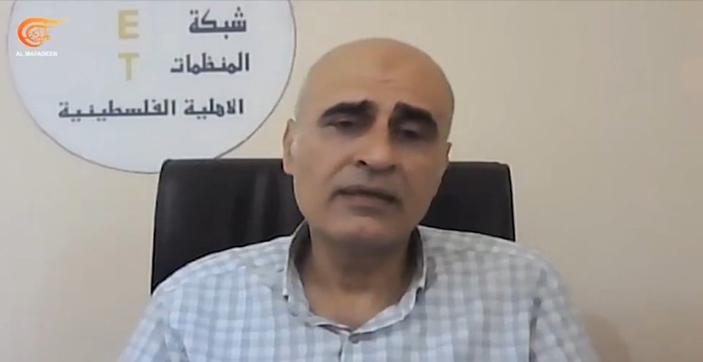 مدير شبكة المنظمات الأهلية الفلسطينية أمجد الشوا